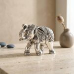 999 Silver-Plated Elephant Pair in Luxury Gift Box | Pure Silver Decorative Figurines | Perfect Auspicious Gift for Diwali, Weddings, Corporate Gifting, and Home Temple Decor